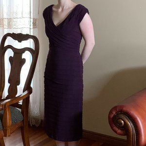 Purple cocktail dress